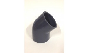 PVC Winkel 45° 63mm